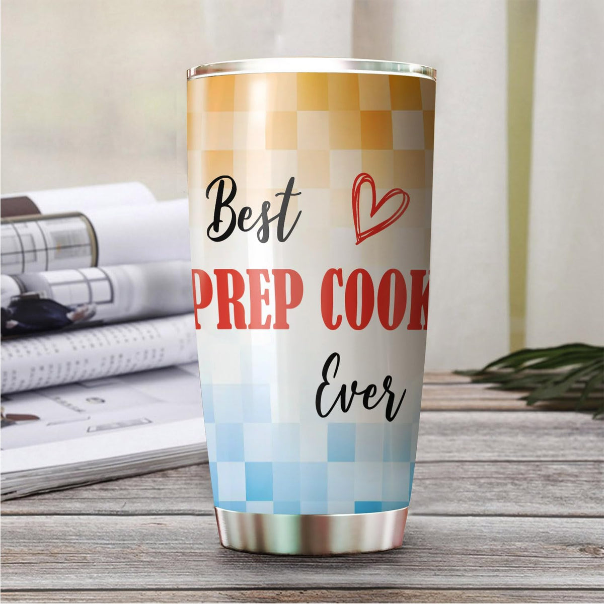 Best Caterer Ever Tumbler Stainless Steel 20oz, Office Gifts Women Men Work Friends Coworker, Driking Coffee Cup For Birthday Christmas - Colors E