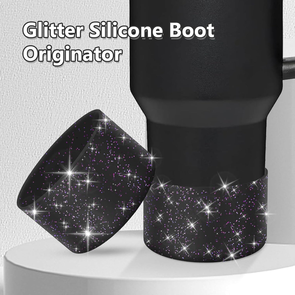 Bling Silicone Boot Compatible with Stanley Quencher Adventure 40oz