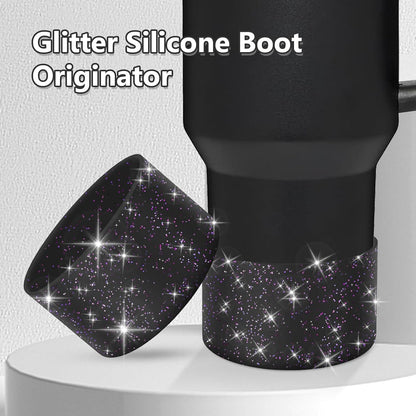 Bling Silicone Boot Compatible with Stanley Quencher Adventure 40oz