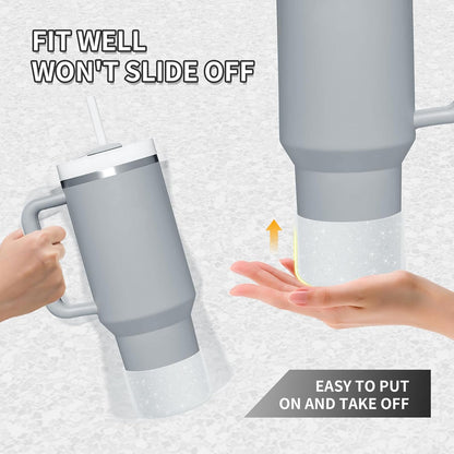 Bling Silicone Boot Compatible with Stanley Quencher Adventure 40oz