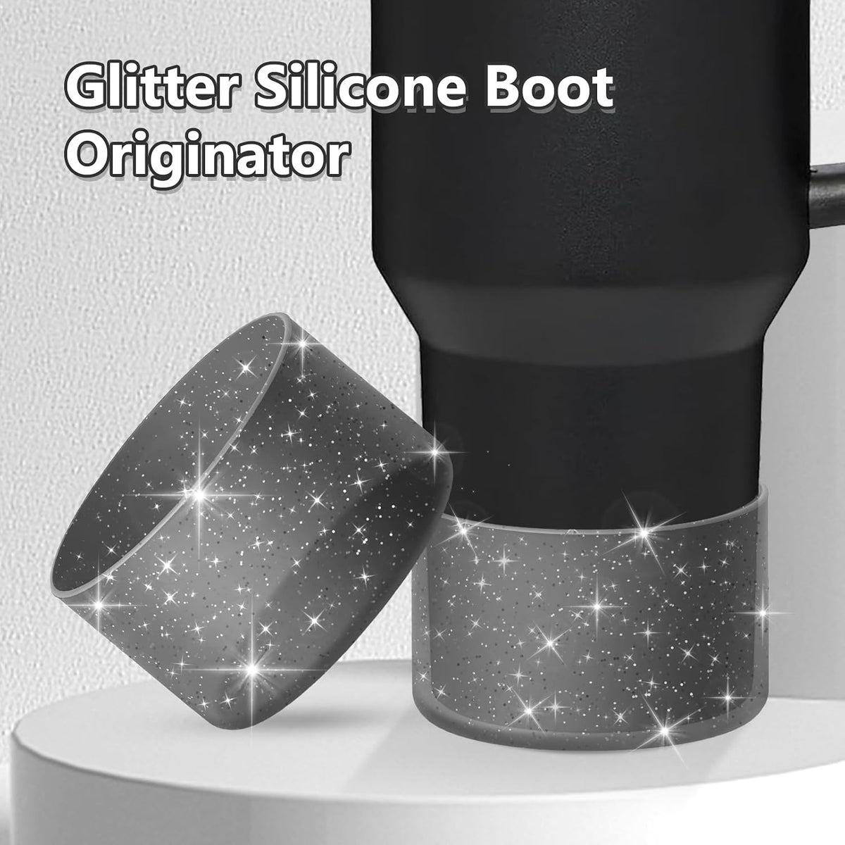 Bling Silicone Boot Compatible with Stanley Quencher Adventure 40oz