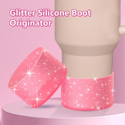 Bling Silicone Boot Compatible with Stanley Quencher Adventure 40oz