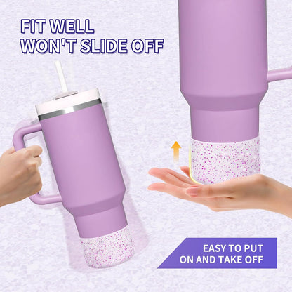 Bling Silicone Boot Compatible with Stanley Quencher Adventure 40oz