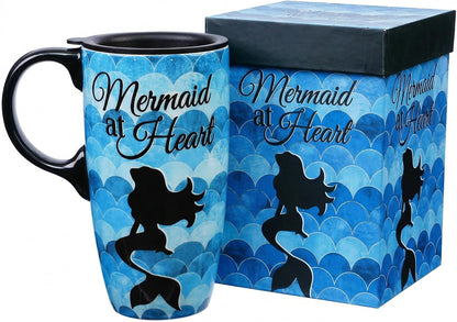17oz Ceramic Coffee Mug with Lid and Gift Box, Vintage Golf Club | Retro Golf Lover Coffee Cup• Easy to Grip • Car cupholder fit • Easy cleaning