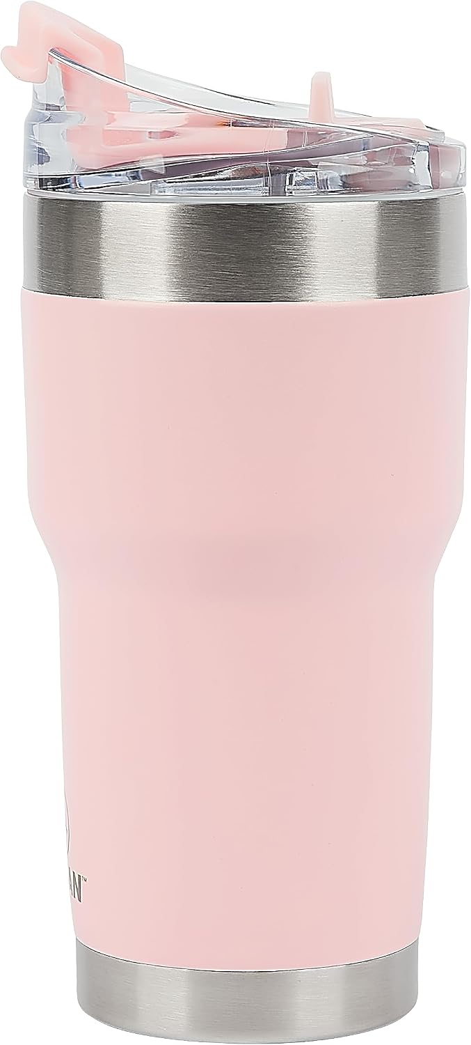Pelican Traveler™ 22 oz Vacuum Insulated Tumbler - Stainless Steel Double Wall Travel with Dual Lid, Powder Coated Insulated Coffee Mug For Hot Cold Drinks, Sirius