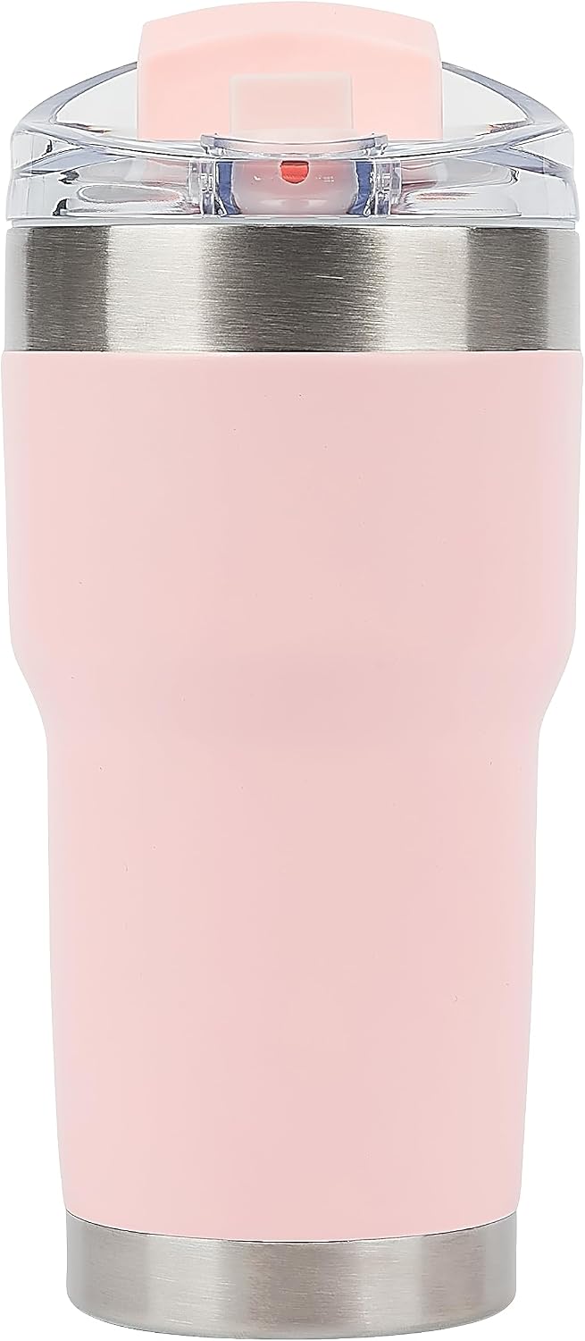 Pelican Traveler™ 22 oz Vacuum Insulated Tumbler - Stainless Steel Double Wall Travel with Dual Lid, Powder Coated Insulated Coffee Mug For Hot Cold Drinks, Sirius