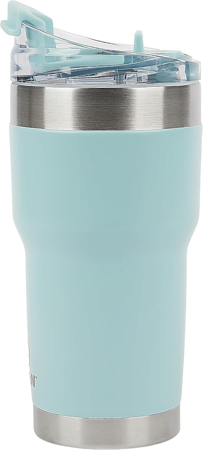 Pelican Traveler™ 22 oz Vacuum Insulated Tumbler - Stainless Steel Double Wall Travel with Dual Lid, Powder Coated Insulated Coffee Mug For Hot Cold Drinks, Sirius