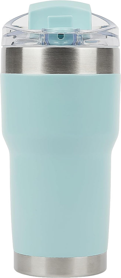 Pelican Traveler™ 22 oz Vacuum Insulated Tumbler - Stainless Steel Double Wall Travel with Dual Lid, Powder Coated Insulated Coffee Mug For Hot Cold Drinks, Sirius