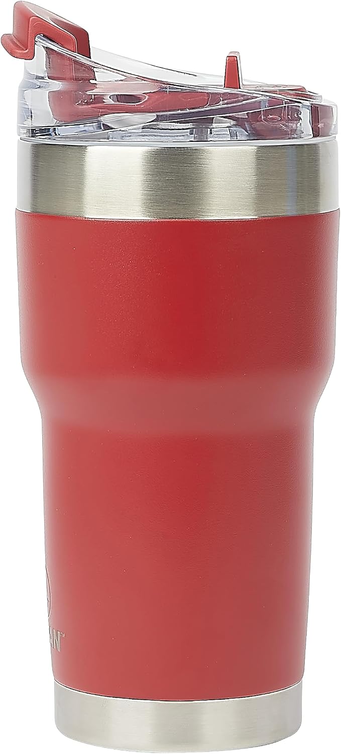 Pelican Traveler™ 22 oz Vacuum Insulated Tumbler - Stainless Steel Double Wall Travel with Dual Lid, Powder Coated Insulated Coffee Mug For Hot Cold Drinks, Sirius