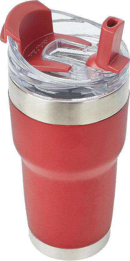 Pelican Traveler™ 22 oz Vacuum Insulated Tumbler - Stainless Steel Double Wall Travel with Dual Lid, Powder Coated Insulated Coffee Mug For Hot Cold Drinks, Sirius