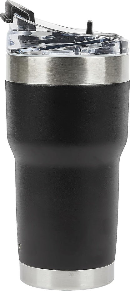 Pelican Traveler™ 22 oz Vacuum Insulated Tumbler - Stainless Steel Double Wall Travel with Dual Lid, Powder Coated Insulated Coffee Mug For Hot Cold Drinks, Sirius