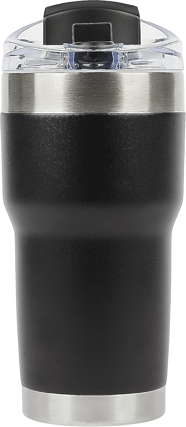Pelican Traveler™ 22 oz Vacuum Insulated Tumbler - Stainless Steel Double Wall Travel with Dual Lid, Powder Coated Insulated Coffee Mug For Hot Cold Drinks, Sirius
