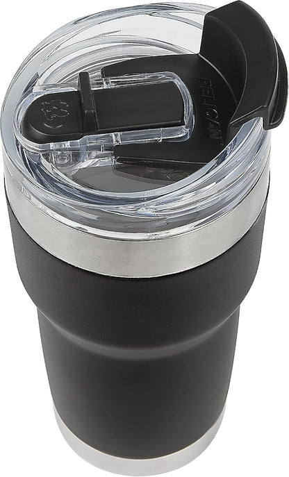 Pelican Traveler™ 22 oz Vacuum Insulated Tumbler - Stainless Steel Double Wall Travel with Dual Lid, Powder Coated Insulated Coffee Mug For Hot Cold Drinks, Sirius