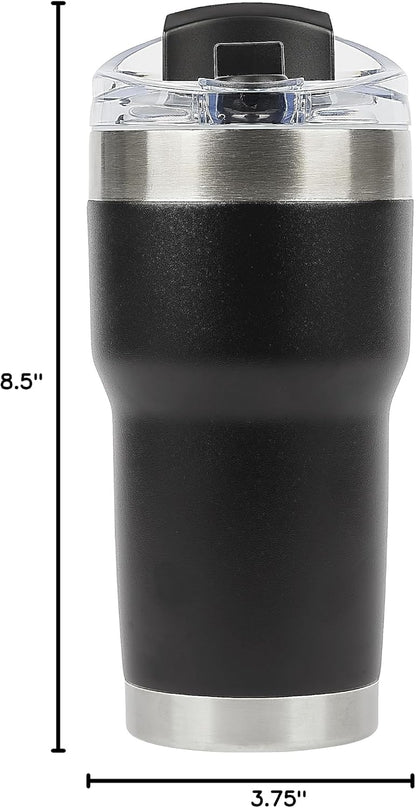 Pelican Traveler™ 22 oz Vacuum Insulated Tumbler - Stainless Steel Double Wall Travel with Dual Lid, Powder Coated Insulated Coffee Mug For Hot Cold Drinks, Sirius
