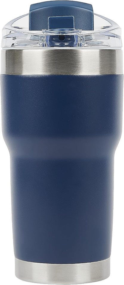 Pelican Traveler™ 22 oz Vacuum Insulated Tumbler - Stainless Steel Double Wall Travel with Dual Lid, Powder Coated Insulated Coffee Mug For Hot Cold Drinks, Sirius