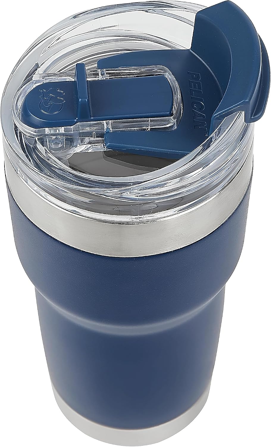 Pelican Traveler™ 22 oz Vacuum Insulated Tumbler - Stainless Steel Double Wall Travel with Dual Lid, Powder Coated Insulated Coffee Mug For Hot Cold Drinks, Sirius