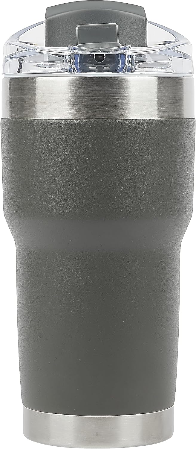 Pelican Traveler™ 22 oz Vacuum Insulated Tumbler - Stainless Steel Double Wall Travel with Dual Lid, Powder Coated Insulated Coffee Mug For Hot Cold Drinks, Sirius