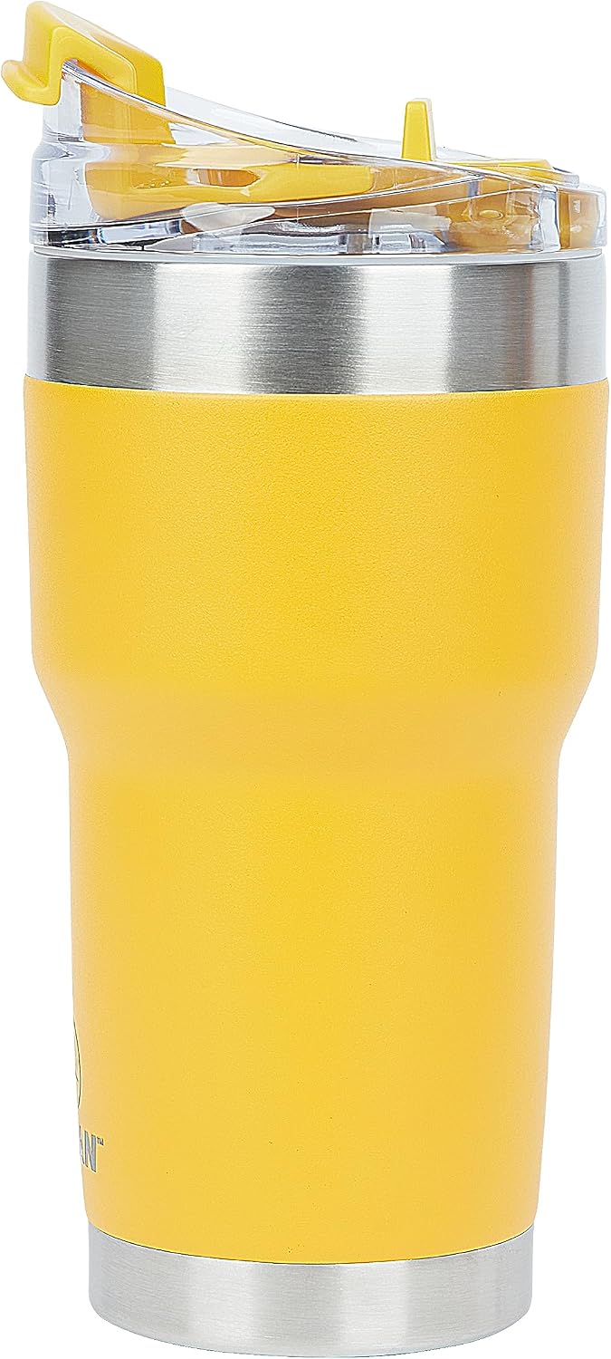 Pelican Traveler™ 22 oz Vacuum Insulated Tumbler - Stainless Steel Double Wall Travel with Dual Lid, Powder Coated Insulated Coffee Mug For Hot Cold Drinks, Sirius