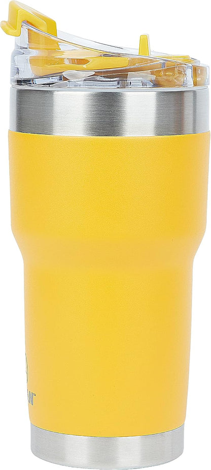 Pelican Traveler™ 22 oz Vacuum Insulated Tumbler - Stainless Steel Double Wall Travel with Dual Lid, Powder Coated Insulated Coffee Mug For Hot Cold Drinks, Sirius