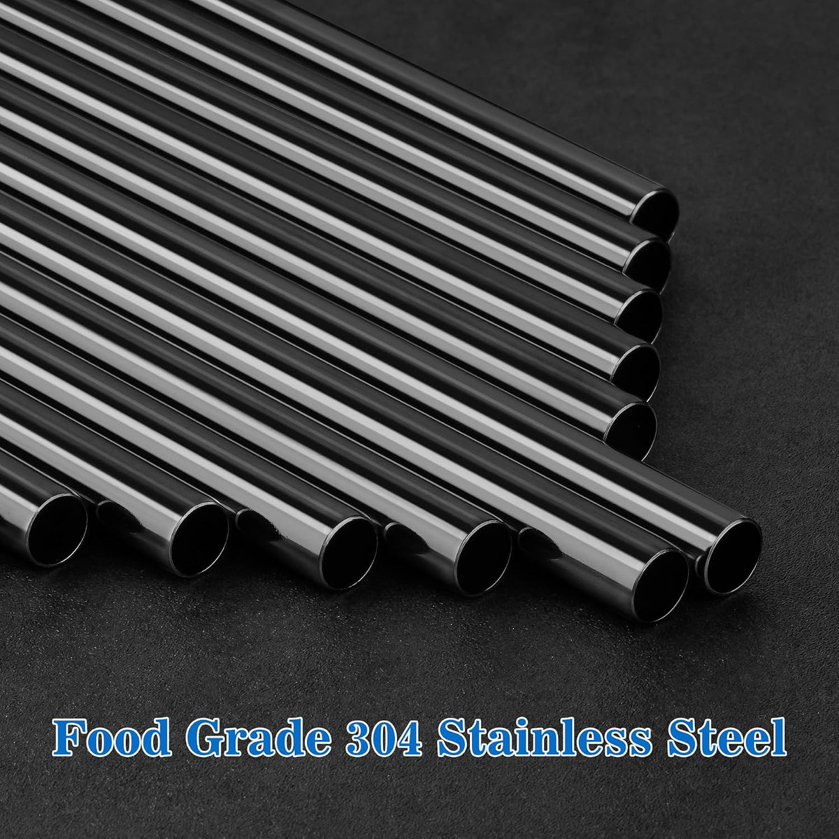 8PCS Stainless Steel Straws Fit for 40oz Stanley Tumblers, Silver