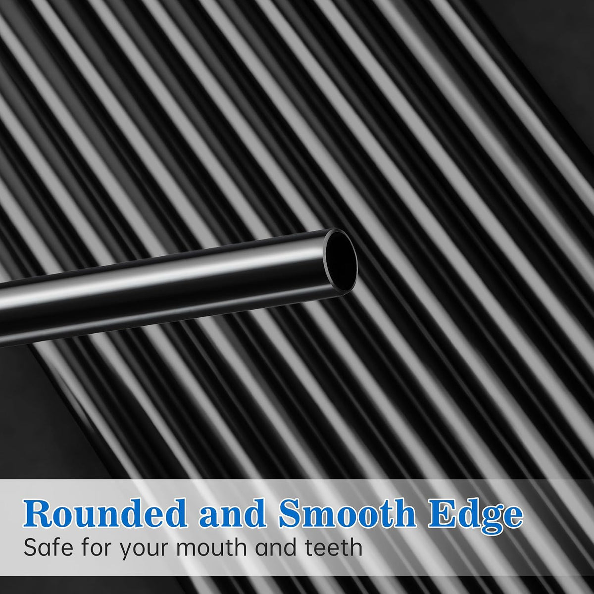 8PCS Stainless Steel Straws Fit for 40oz Stanley Tumblers, Silver
