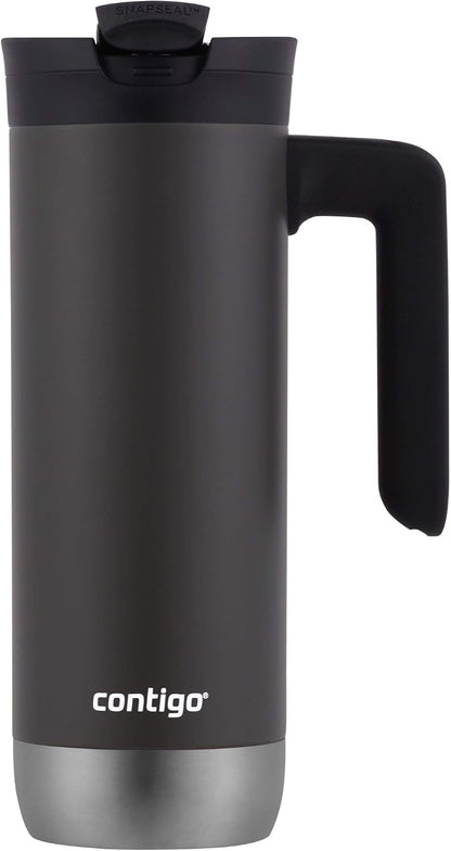 Superior 2.0 Stainless Steel Travel Mug with Handle with SNAPSEAL Lid, 20oz.