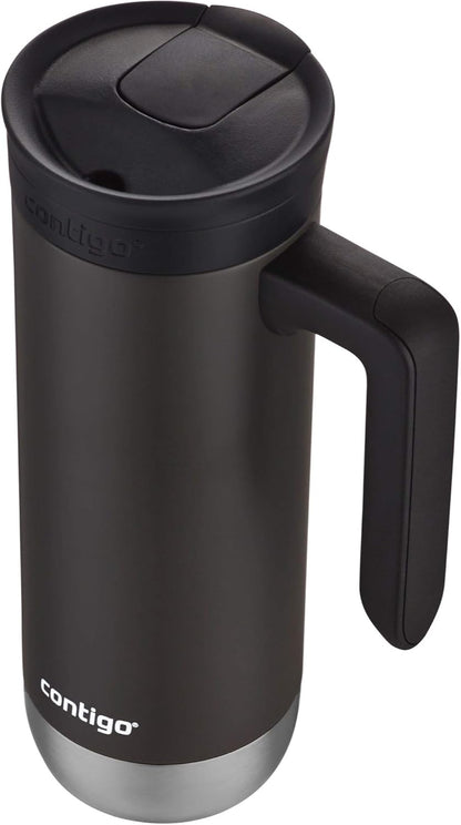 Superior 2.0 Stainless Steel Travel Mug with Handle with SNAPSEAL Lid, 20oz.
