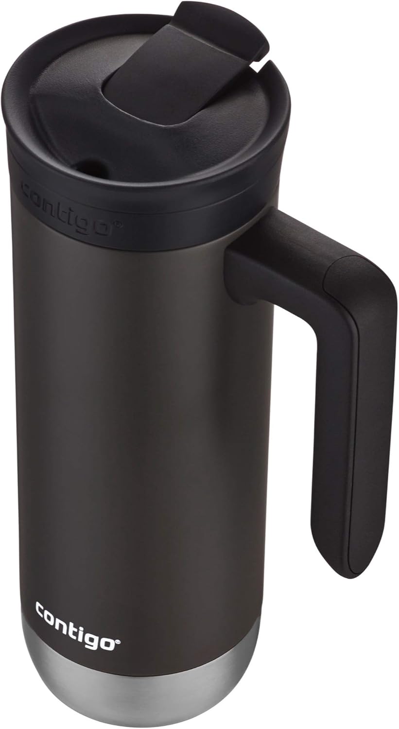 Superior 2.0 Stainless Steel Travel Mug with Handle with SNAPSEAL Lid, 20oz.