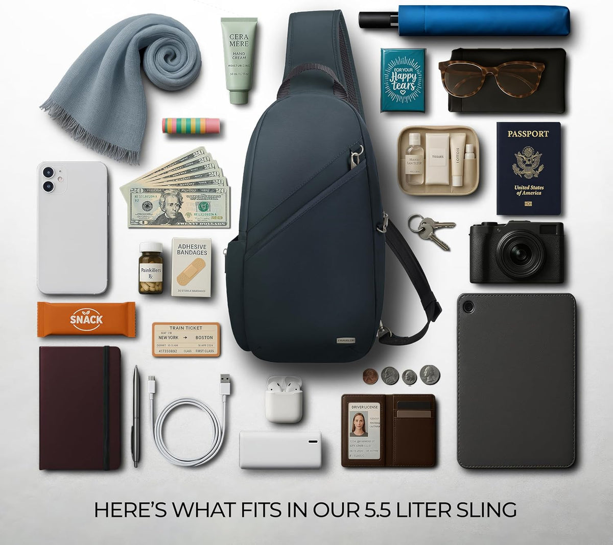 Anti-Theft Classic Sling Bag