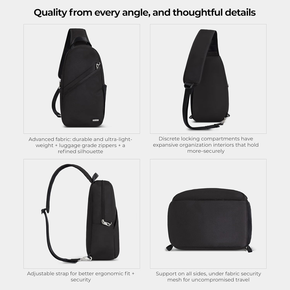 Anti-Theft Classic Sling Bag