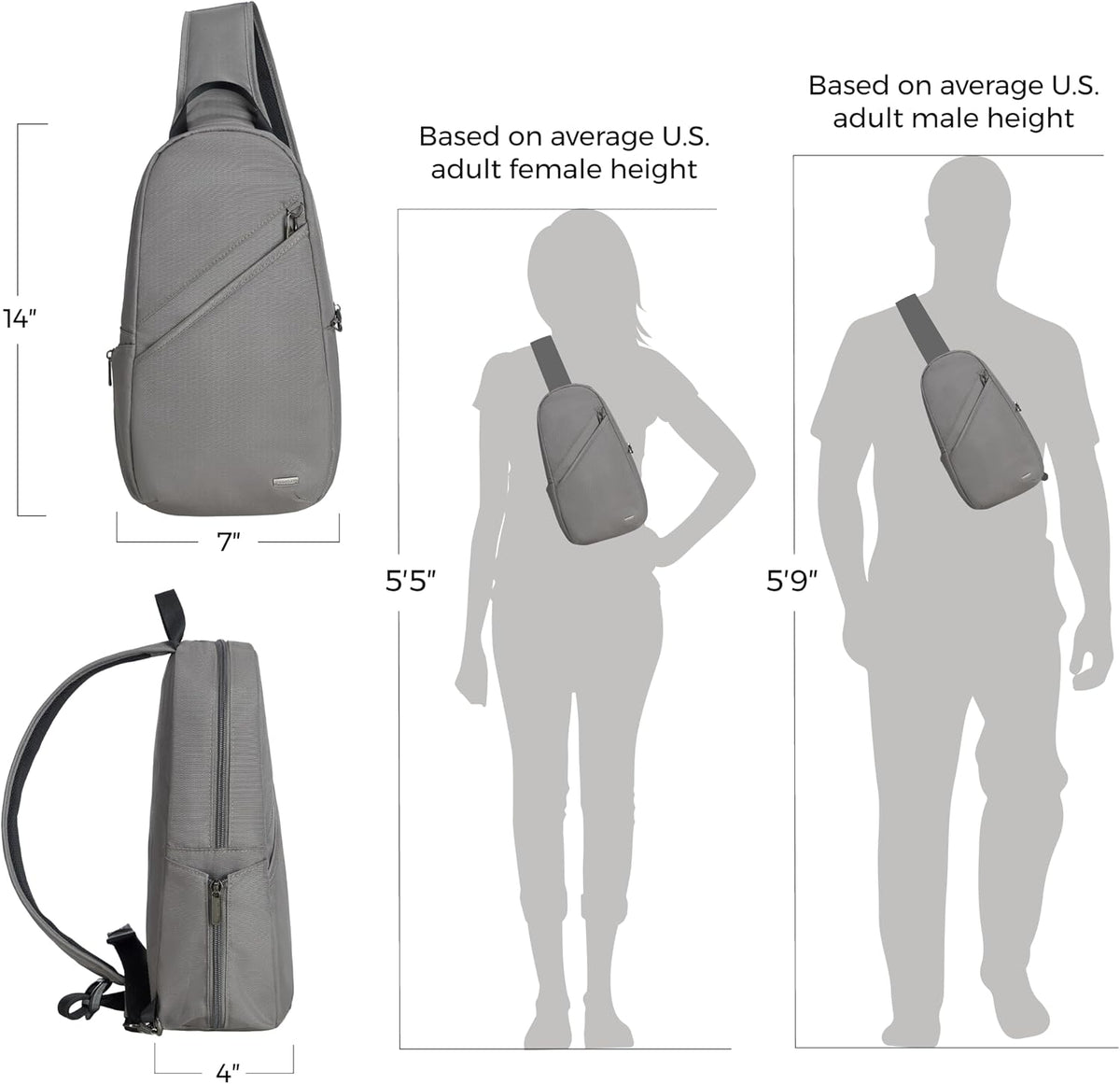 Anti-Theft Classic Sling Bag