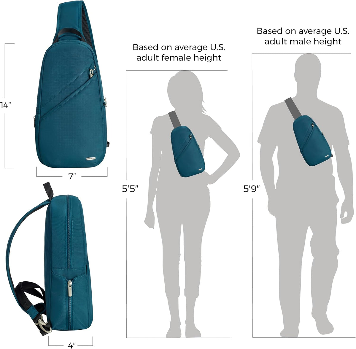 Anti-Theft Classic Sling Bag