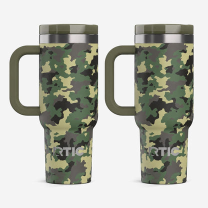 16oz Little Road Trip Tumbler, Straw Lid and Handle, Berry Jam
