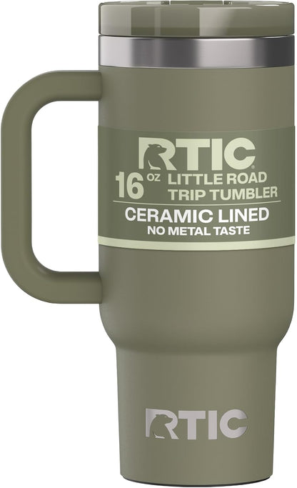 16oz Little Road Trip Tumbler, Straw Lid and Handle, Berry Jam