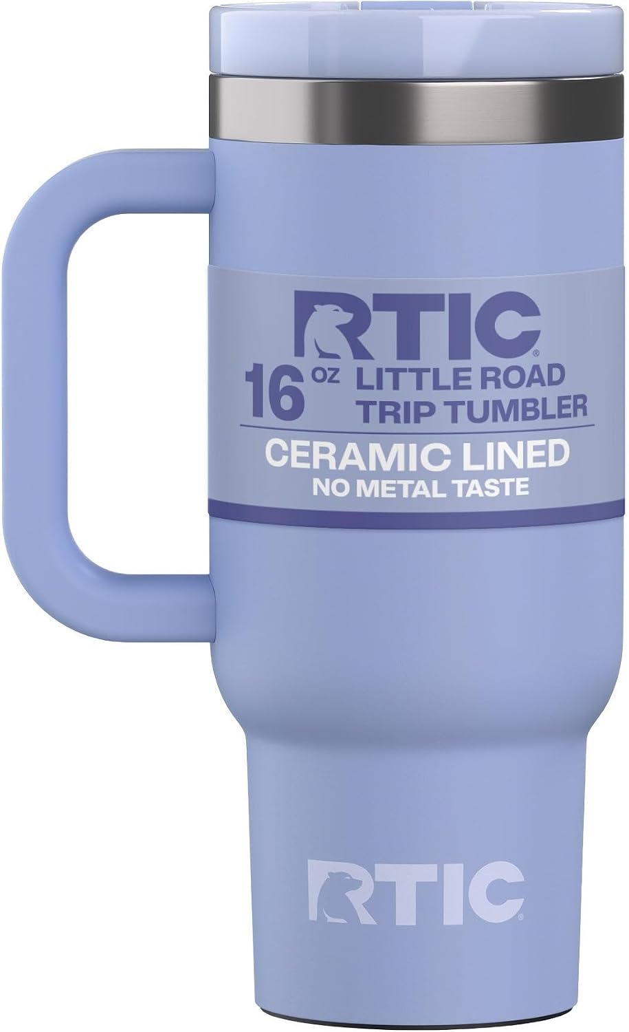 16oz Little Road Trip Tumbler, Straw Lid and Handle, Berry Jam