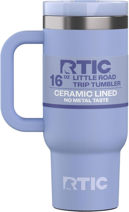 16oz Little Road Trip Tumbler, Straw Lid and Handle, Berry Jam