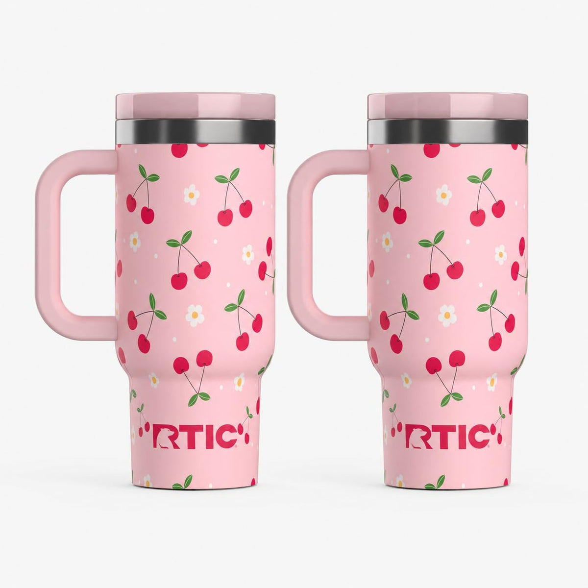 16oz Little Road Trip Tumbler, Straw Lid and Handle, Berry Jam