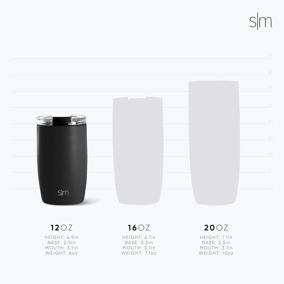 Travel Coffee Mug with Lid | 16oz | Blue | Voyager Coffee Cup, Coffee Tumbler for Hot & Iced Drinks | Insulated Stainless Steel Travel Mug | Blue Dune