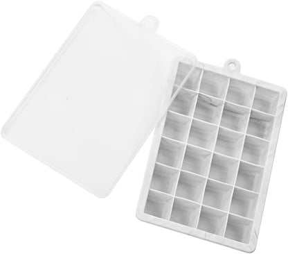 Ice Cube Tray, 3 Pack Silicone Ice Cube Molds, Ice Cube Trays, Silicone Ice Trays, Easier to Release, BPA Free for Alcohol/Coffee/Beverages (Pink, Light blue, Purple)