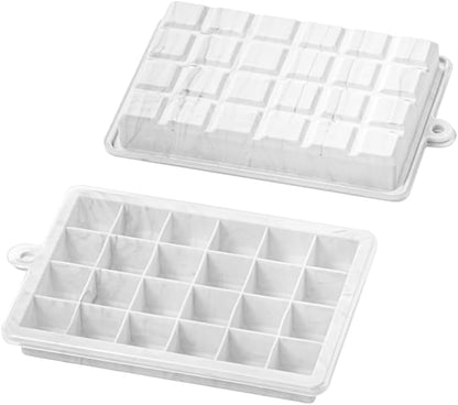 Ice Cube Tray, 3 Pack Silicone Ice Cube Molds, Ice Cube Trays, Silicone Ice Trays, Easier to Release, BPA Free for Alcohol/Coffee/Beverages (Pink, Light blue, Purple)