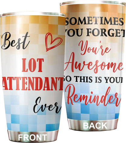 Best Caterer Ever Tumbler Stainless Steel 20oz, Office Gifts Women Men Work Friends Coworker, Driking Coffee Cup For Birthday Christmas - Colors B