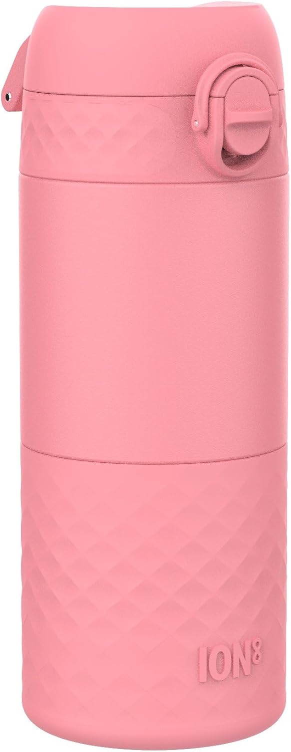 Insulated Travel Mug, 360 ml/12 oz, Leak Proof, Triple Lock Secure, Spill-Free in Transit, Hygienic Cover, Easy-to-Clean, Perfect On-The-Go, Black, Stainless Steel