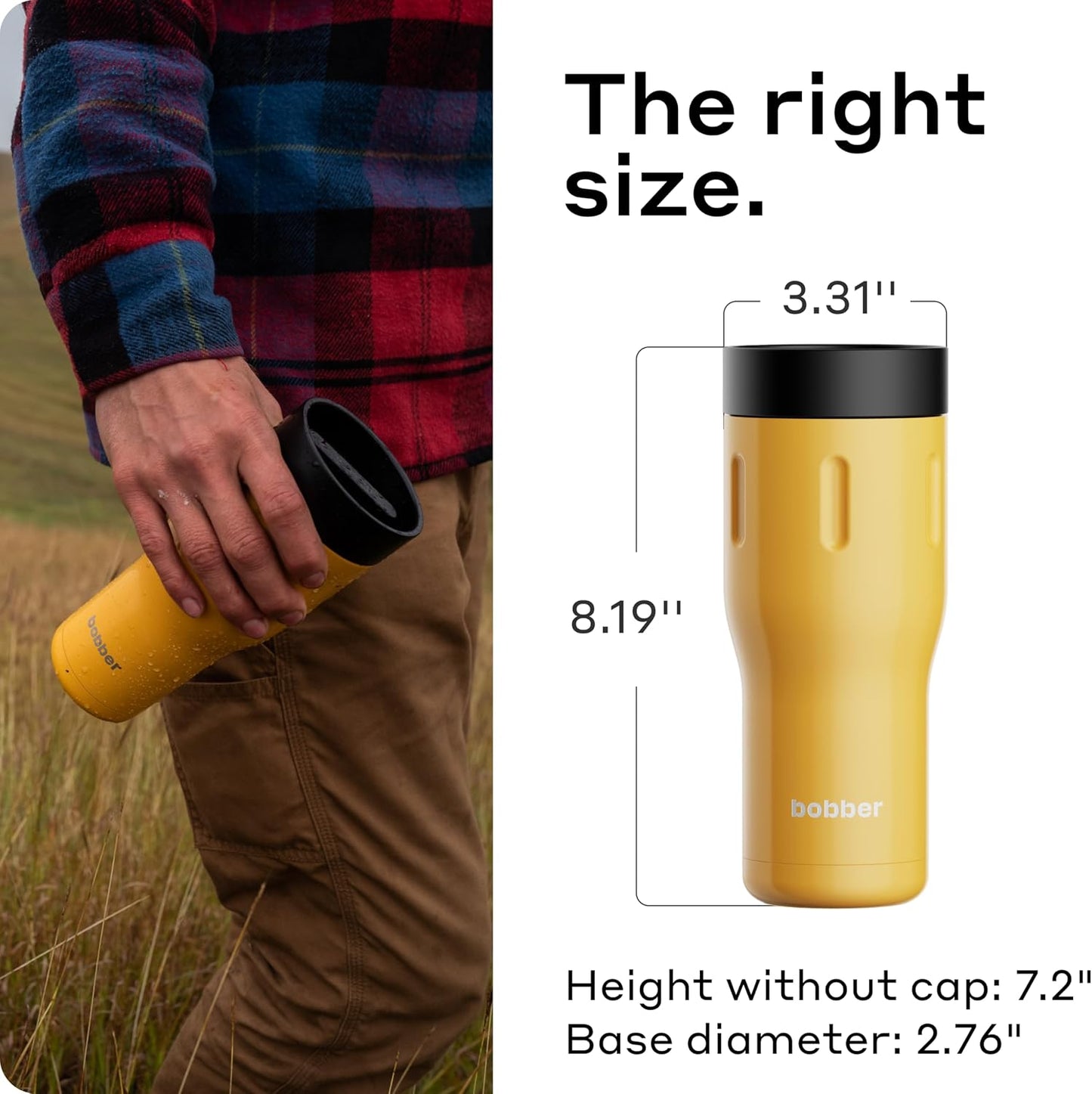 12 OZ Vacuum Insulated Stainless Steel Portable Travel Coffee Mug With 100% Leakproof Locked Lid (Matte)