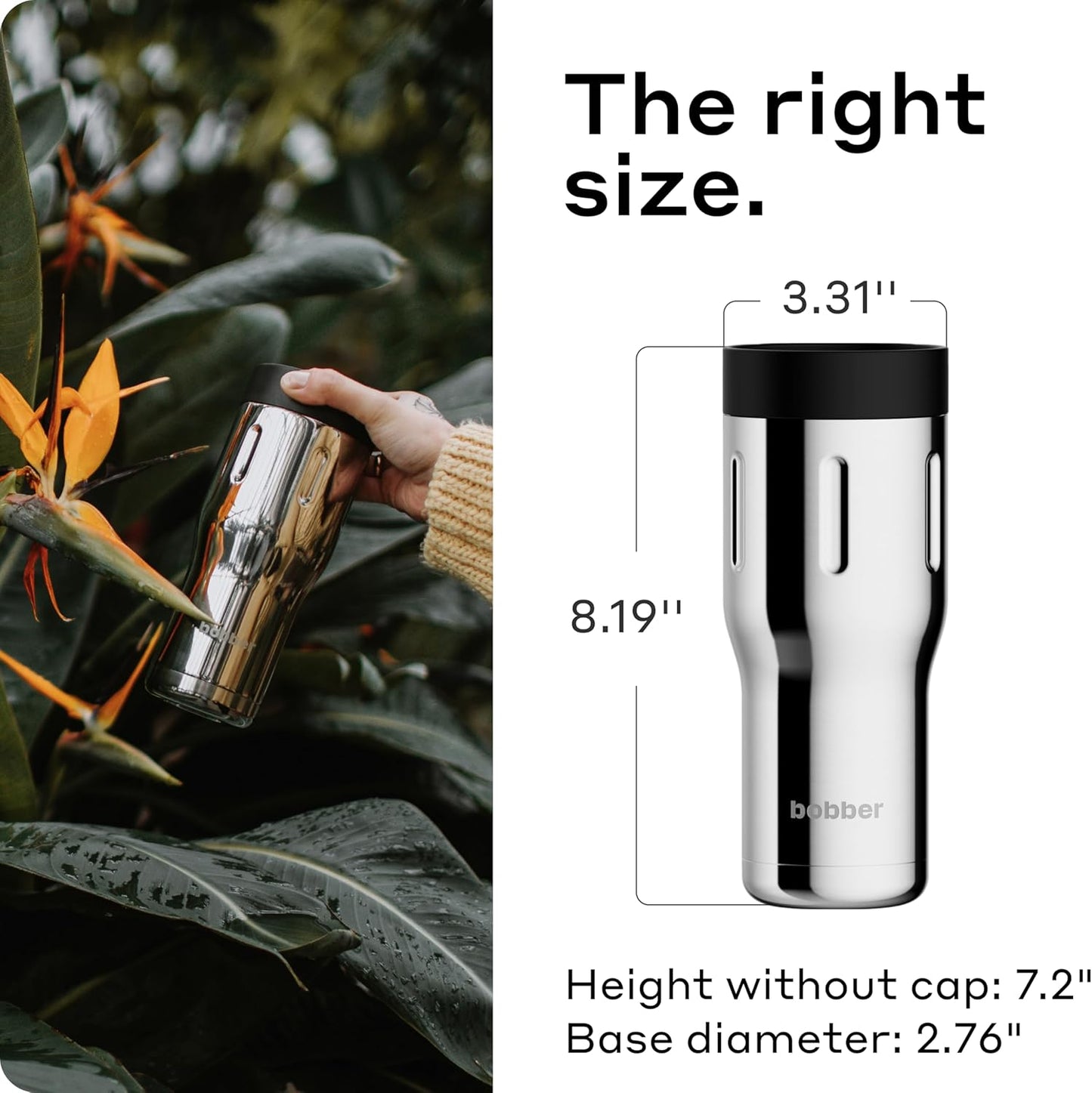 12 OZ Vacuum Insulated Stainless Steel Portable Travel Coffee Mug With 100% Leakproof Locked Lid (Matte)