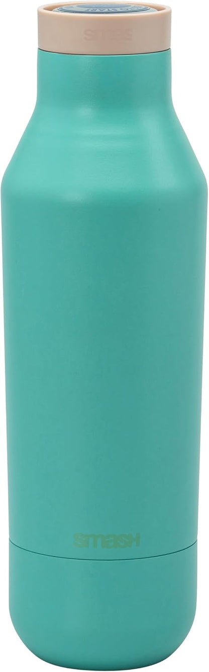 360° Edge Stainless Steel Insulated Water Bottle – Double Wall, Leak Proof, One-Touch Screw Top Lid, 360° Drinking Edge, Green