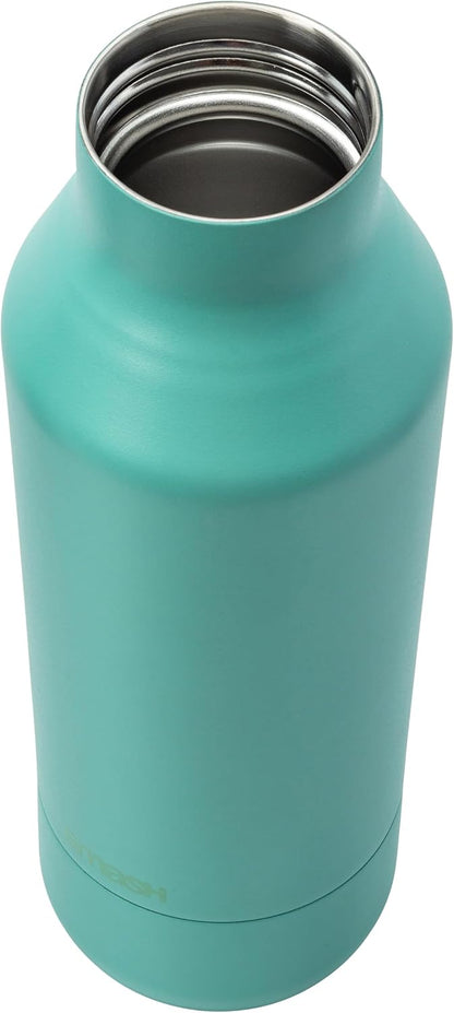 360° Edge Stainless Steel Insulated Water Bottle – Double Wall, Leak Proof, One-Touch Screw Top Lid, 360° Drinking Edge, Green