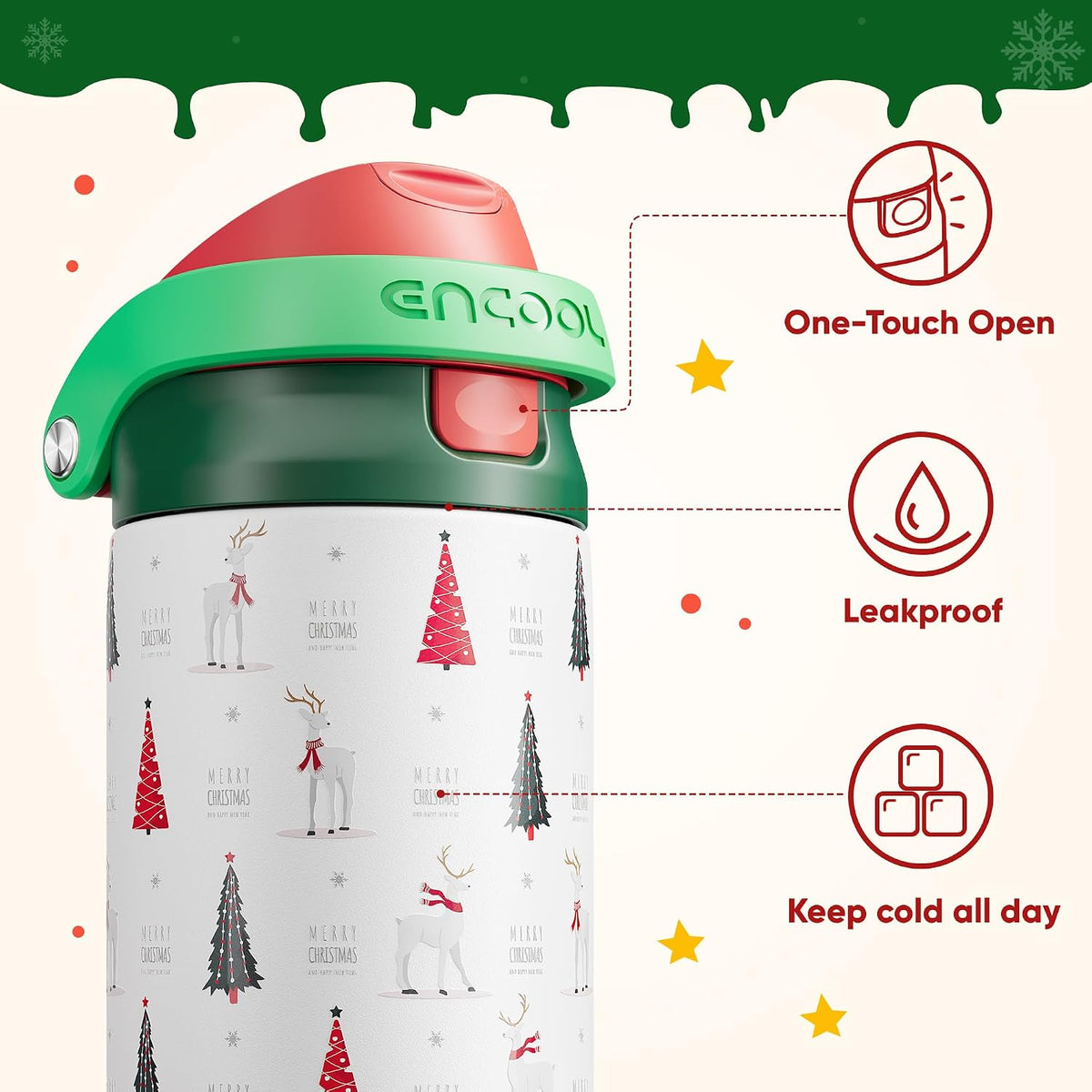 Leakproof Insulated Water Bottle with Straw Dual-Sip Water Bottle Bag-Safe Design for Work, Commute & Gym – Keeps Drinks Cold All Day, 24 oz, Clay Grey - Colors B