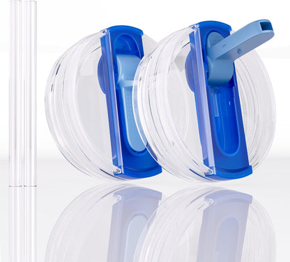 2 Pack 40 oz Flip Straw Lid Only for STANLEY ProTour Tumbler
