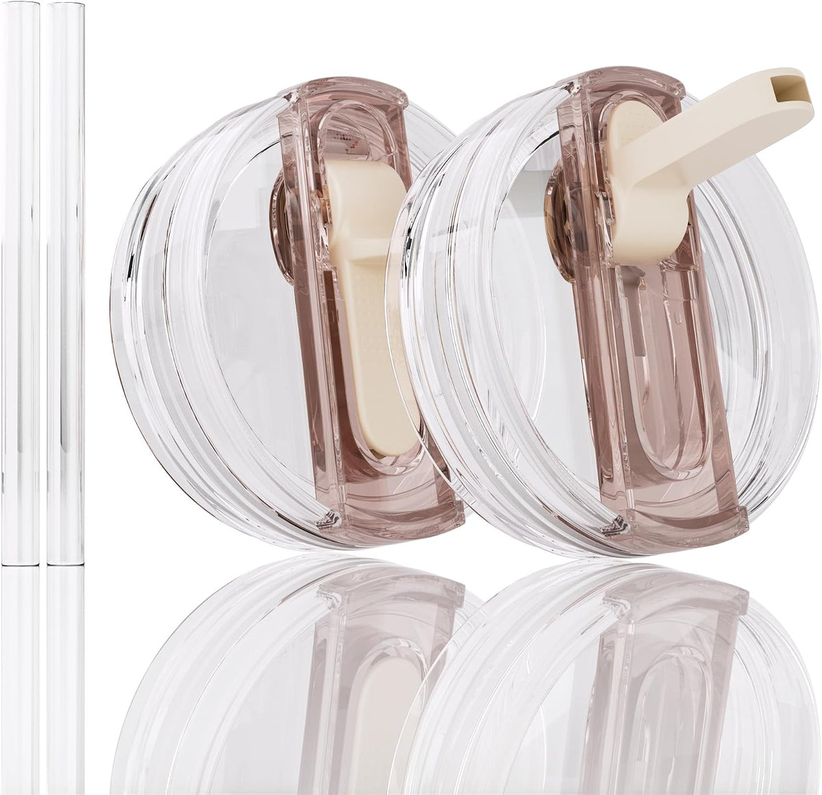 2 Pack 40 oz Flip Straw Lid Only for STANLEY ProTour Tumbler