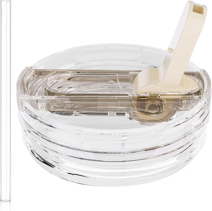 2 Pack 40 oz Flip Straw Lid Only for STANLEY ProTour Tumbler
